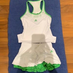 Adidas Tennis Outfit - Skirt and Tank Sz Small